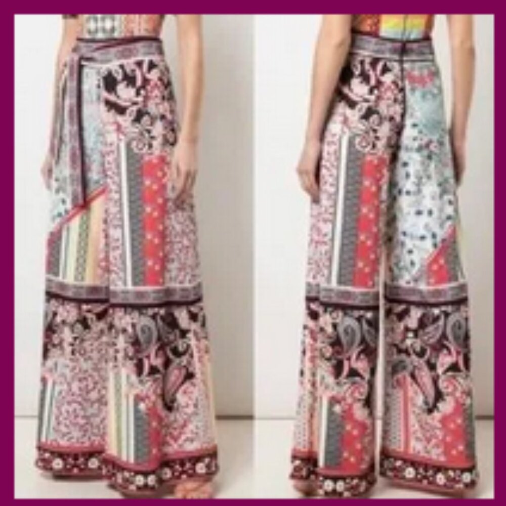 Alice & Olivia Soraya Floral Printed Pant